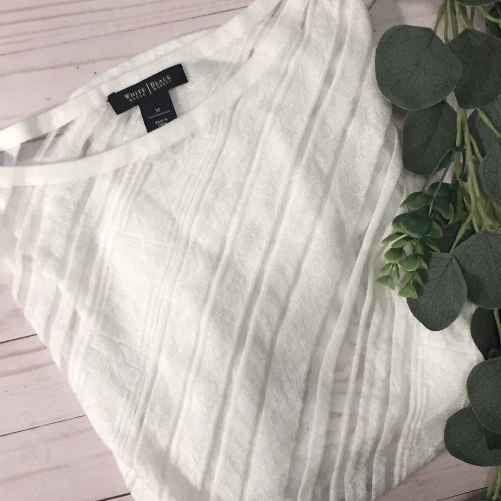 WHBM peasant tunic drawstring blouse M EUC